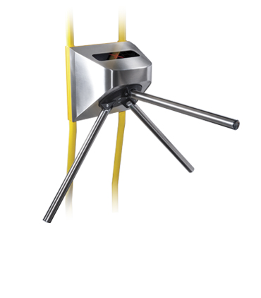TTR-10AT Motorized tripod turnstile for transport, with automatic anti-panic function