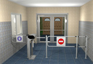 Software für 3D design der Eingangszone
